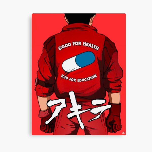 Kaneda Shotaro, Akira, anime, manga Canvas Print