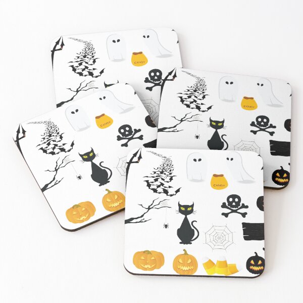 Item preview, assorted-color Halloween stickers illustration, Icon, Halloween s Collection designed and sold by Halalolo.