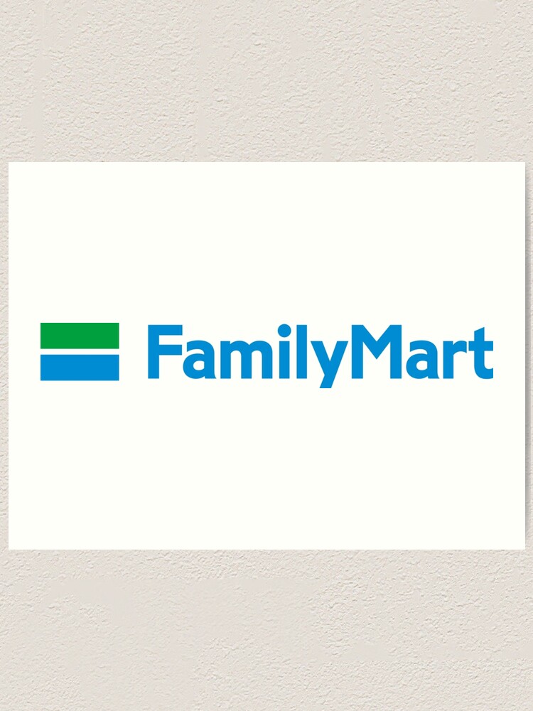 Family Mart Classic Logo Art Print By Coolio Designs Redbubble