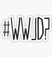 #WWJD? Sticker