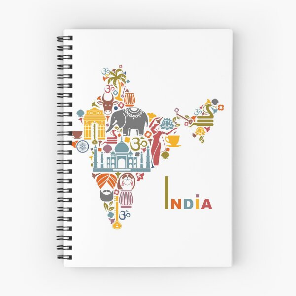 Item preview, India map illustration, Agra Delhi Package tour Travel Agent, designed and sold by Halalolo.