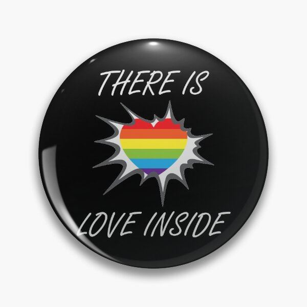 Item preview, THERE IS LOVE INSIDE - RAINBOW HEART designed and sold by Dwarf-Monkey.