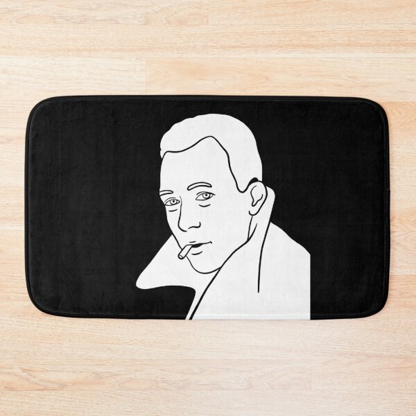 Item preview, Albert Camus Minimal White Portrait designed and sold by isstgeschichte.