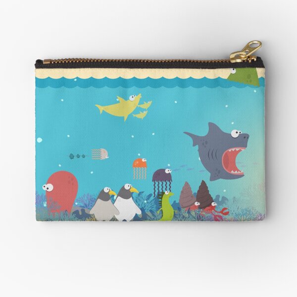 What's going on at the sea? Kids collection Zipper Pouch