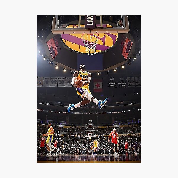 James Lebron Dunk Photographic Print