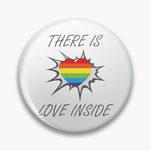 Item preview, THERE IS LOVE INSIDE - RAINBOW HEART designed and sold by Dwarf-Monkey.