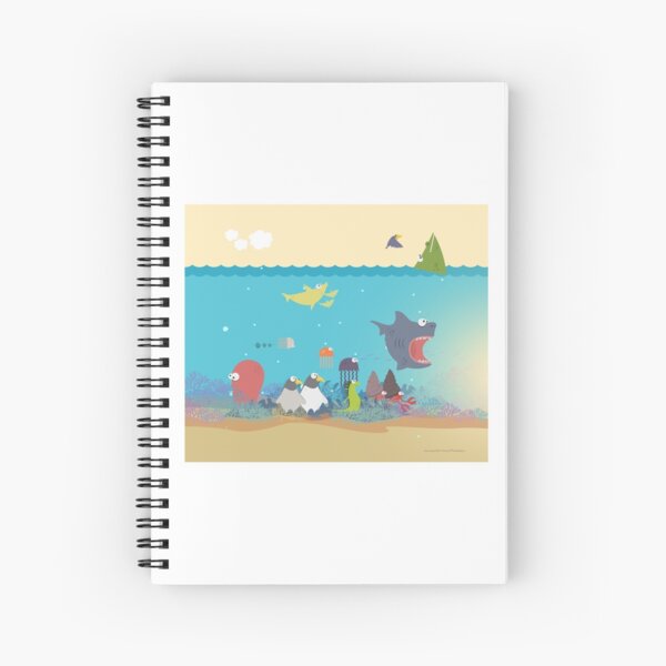What's going on at the sea? Kids collection Spiral Notebook