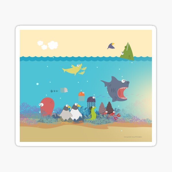 What's going on at the sea? Kids collection Sticker
