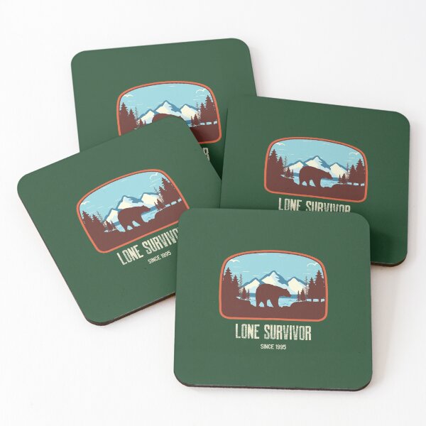 Item preview, Lone survivor bear print designed and sold by VioletStudio.