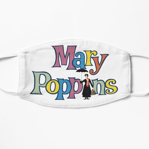 Mary Poppins Vintage Flat Mask