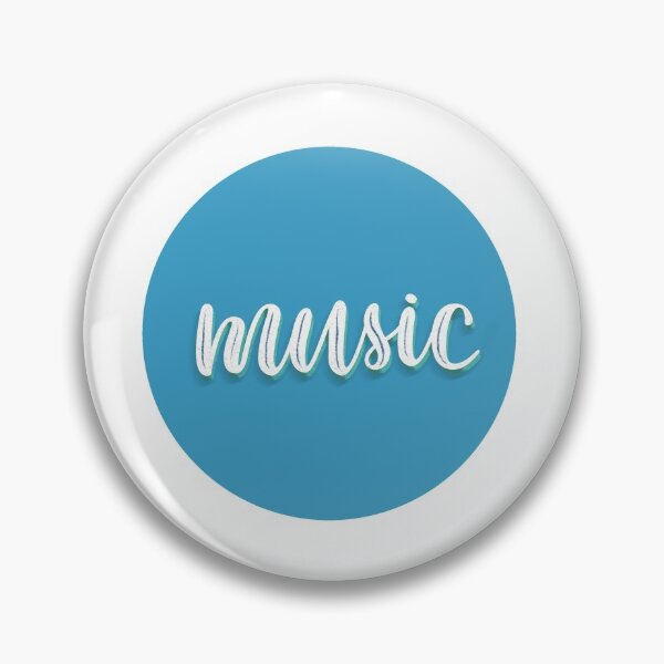 Item preview, Music lettering on blue designed and sold by chillstudio.