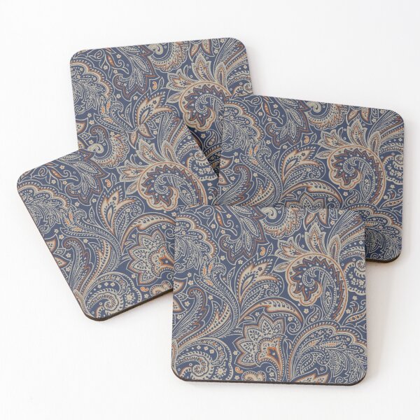 Item preview, Brown and Blue Elegant motifs designed and sold by Lamadesigns.