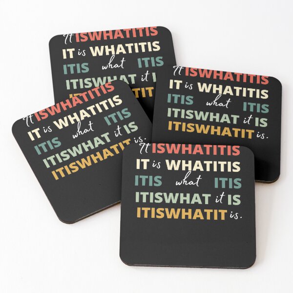 Item preview, It Is What It Is Texts Vintage Retro designed and sold by somebasic.
