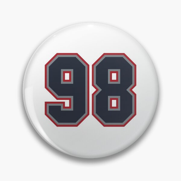 Item preview, 98 Navy Grey Red Sports Number Ninety-Eight designed and sold by HelloFromAja.