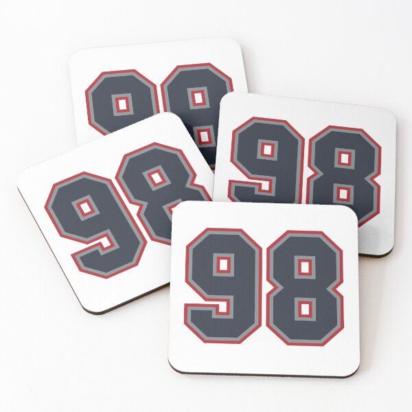 Item preview, 98 Navy Grey Red Sports Number Ninety-Eight designed and sold by HelloFromAja.