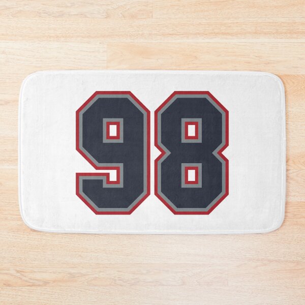 Item preview, 98 Navy Grey Red Sports Number Ninety-Eight designed and sold by HelloFromAja.