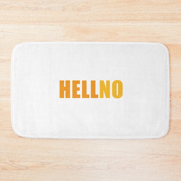 Item preview, HELL NO - Yellow designed and sold by CoralReefZA.