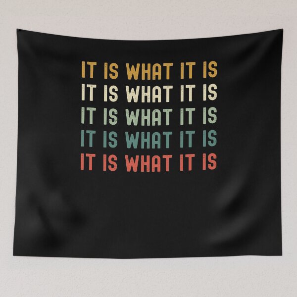 Item preview, It Is What It Is Texts Vintage Retro designed and sold by somebasic.