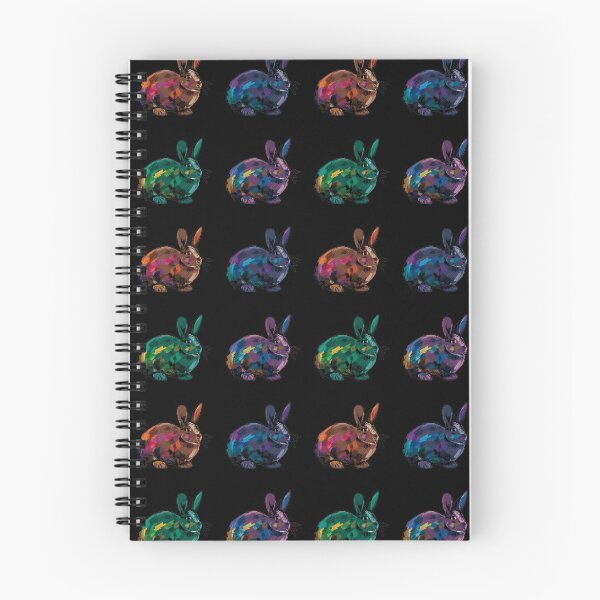 Item preview, 4 colourful rabbits designed and sold by korasi.