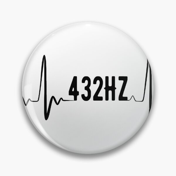 Item preview, Meditate to the rhythm of 432Hz healing music (black on white) designed and sold by yappei.