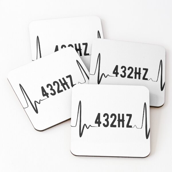Item preview, Meditate to the rhythm of 432Hz healing music (black on white) designed and sold by yappei.