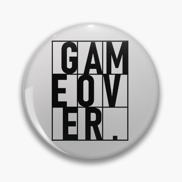 Item preview, "Gameover" Gamer Minimalist Design designed and sold by MoonEntice.