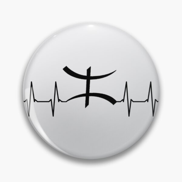 Artikelvorschau, Berber Amazigh Heartbeat T-Shirt entworfen und verkauft von yaniklegrand.