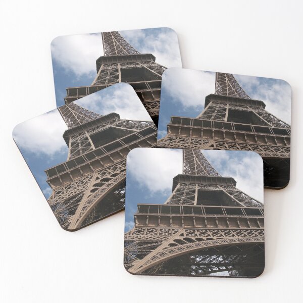 Item preview, Paris Brown and Blue - Looking Up The Eiffel Tower's Skirt designed and sold by Talia Felix.