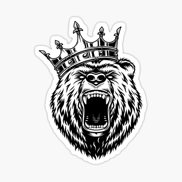 Bear King - Bear wearing Crown