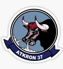 VFA-37 (VA-37) Raging Bulls Patch Sticker