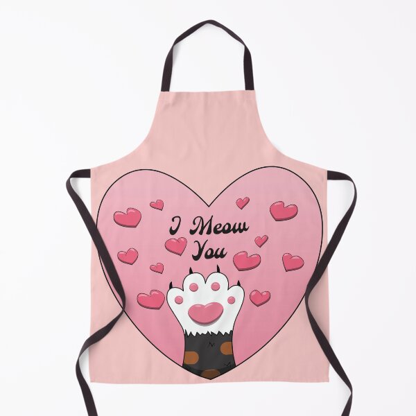 Item preview, Cute Heart Cat Paw - I Meow You designed and sold by LotusBlue77.