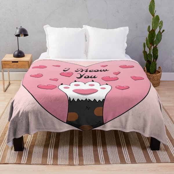 Item preview, Cute Heart Cat Paw - I Meow You designed and sold by LotusBlue77.