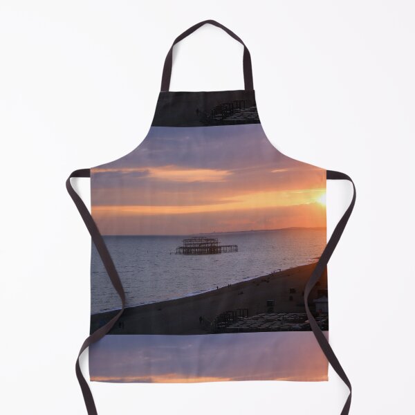 Item preview, West Pier, Brighton at sunset designed and sold by pinkal.