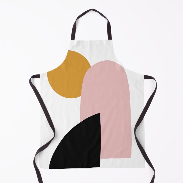 Item preview, Abstract Art - Mountains - Black Pink Yellow designed and sold by Geometricshow.