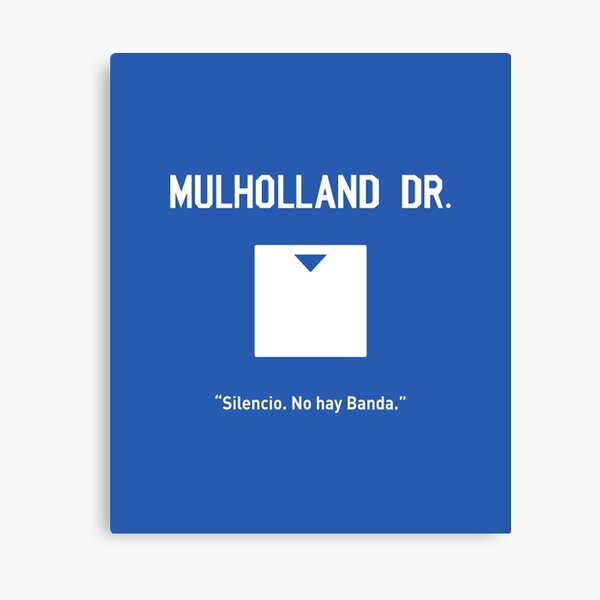 Item preview, Mulholland Drive by David Lynch, 2001 - Silencio No Hay Banda designed and sold by cinemadnesshirt.