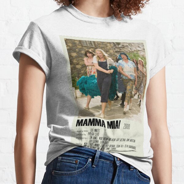 Mamma Mia! Alternative Poster Art Movie Large (1) Classic T-Shirt