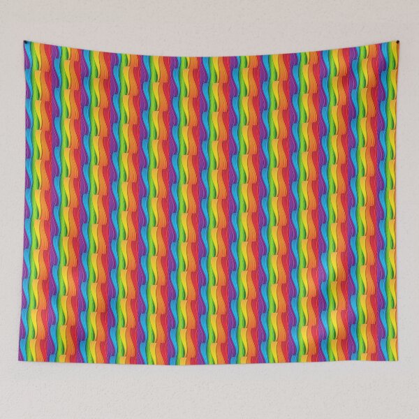 Item preview, Rainbow Waves designed and sold by H2Kaur.