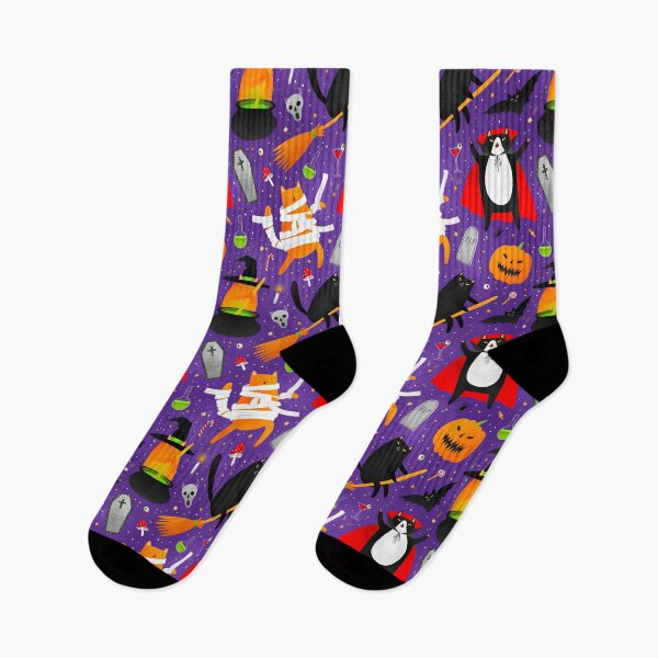 Item preview, Halloween cats designed and sold by JuliaGosteva.