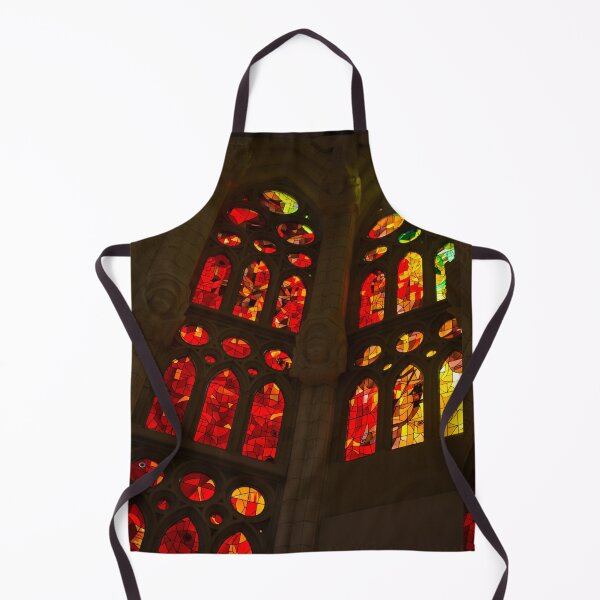 Item preview, Glorious Reds and Yellows - Sagrada Familia Stained Glass Windows designed and sold by Georgia Mizuleva.