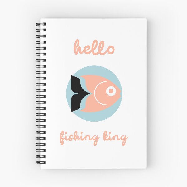 Item preview, HELLO | FISHING KING designed and sold by Ashalcheema.