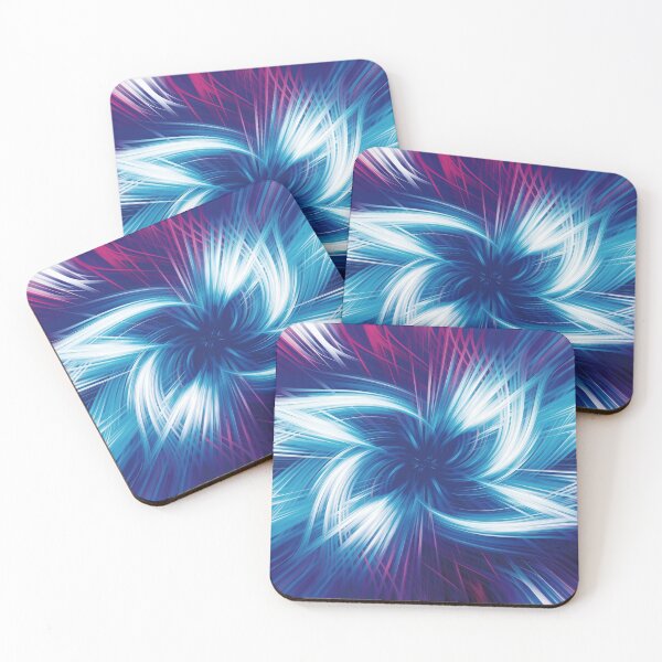 Item preview, Warped Neon Light Trails Tunnel (Vaporwave Art) designed and sold by SassyClassyMe.