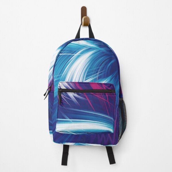 Item preview, Warped Neon Light Trails Tunnel (Vaporwave Art) designed and sold by SassyClassyMe.