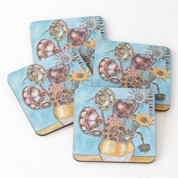 Item preview, Van Gogh Sunflowers in steampunk style designed and sold by Zavyalova-art.