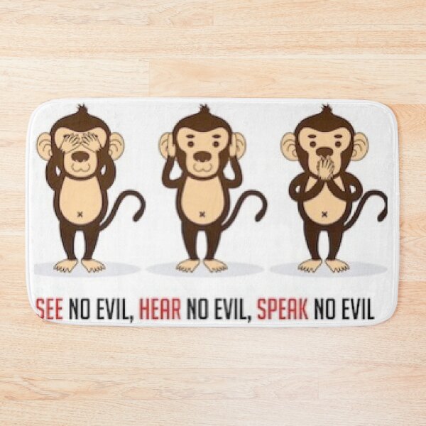Item preview, 3 monkeys  designed and sold by Magdalineshop.