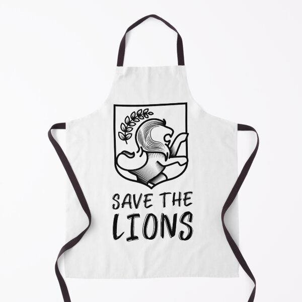 Item preview, Save the Lions Black Lion Crest designed and sold by javes93.