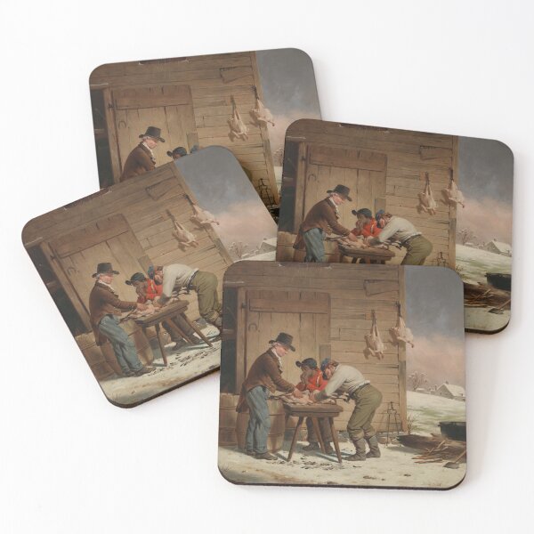 Item preview, Preparing for Christmas (Plucking Turkeys) designed and sold by Tizeru.