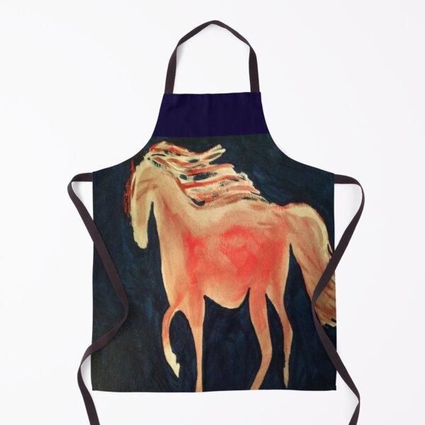Item preview, Navy and Red Abstract Horse designed and sold by Missy69.