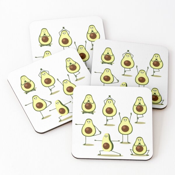 Item preview, Avocado funny yoga poses designed and sold by tetyboom.