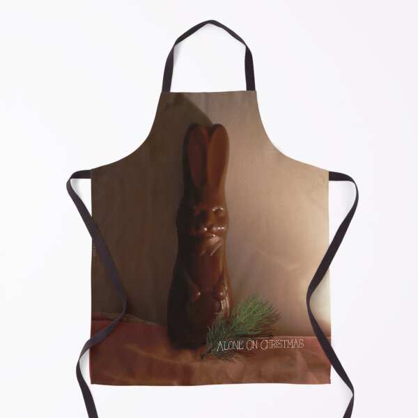 Item preview, Alone On Christmas - Chocolate Rabbit  (Photography by ACCI) designed and sold by VanyssaGraphics.
