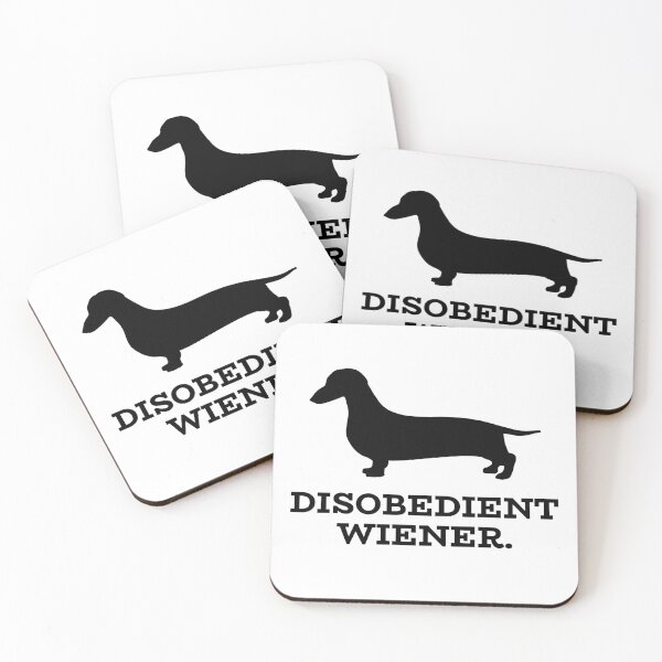 Item preview, Disobedient wiener, Funny dachshund sausage dog designed and sold by HaychGee.